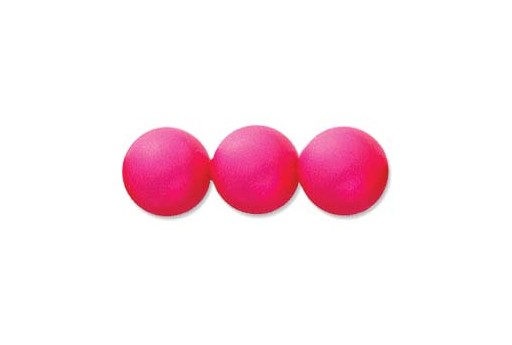 Shiny Crystal Pearls 5810 Neon Pink 4mm - 20pcs