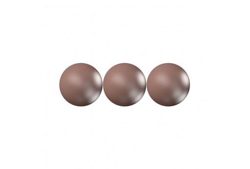 Shiny Crystal Pearls 5810 Velvet Brown 3mm - 20pcs