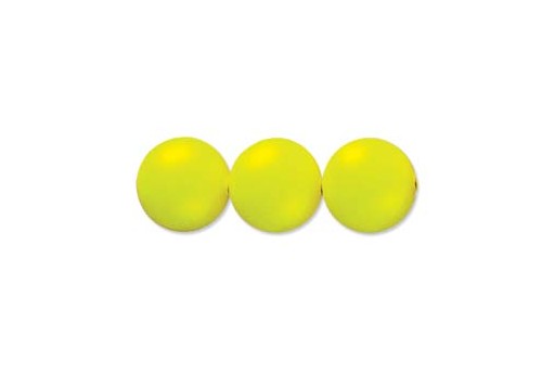 Shiny Crystal Pearls 5810 Neon Yellow 4mm - 20pcs