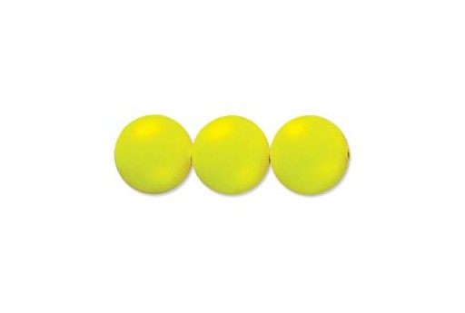 Shiny Crystal Pearls 5810 Neon Yellow 4mm - 20pcs