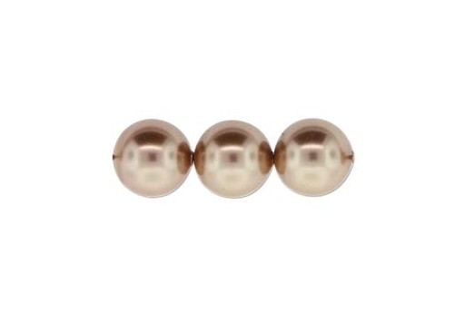 Shiny Crystal Pearls 5810 Rose Gold 4mm - 20pcs