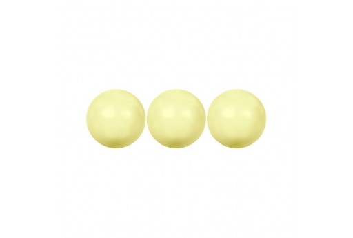 Shiny Crystal Pearls 5810 Pastel Yellow 6mm - 12pcs