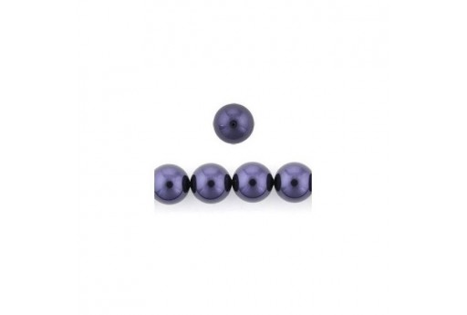 Shiny Crystal Pearls 5810 Dark Purple 6mm - 12pcs
