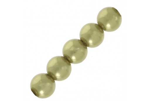 Shiny Crystal Pearls 5810 Light Green 6mm - 12pcs