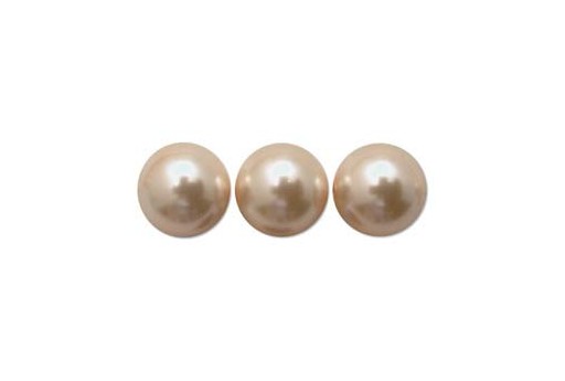 Shiny Crystal Pearls 5810 Peach 6mm - 12pcs