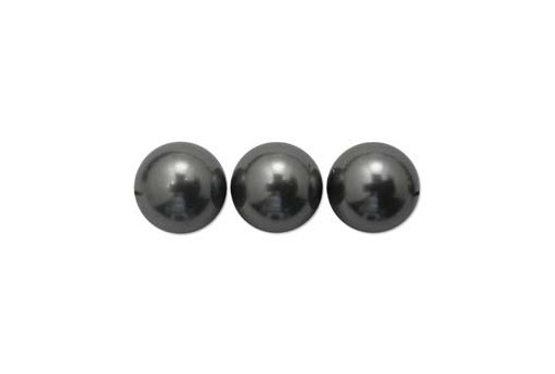 Shiny Crystal Pearls 5810 Dark Grey 6mm - 12pcs