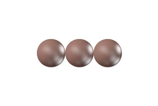 Perle 5810 Shiny Crystal - Velvet Brown 8mm - 8pz
