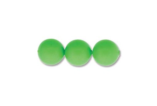 Shiny Crystal Pearls 5810 Neon Green 10mm - 4pcs