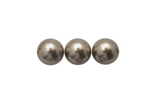 Shiny Crystal Pearls 5810 Bronze 10mm - 4pcs