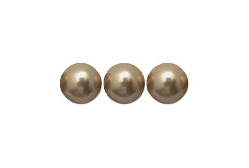 Perle 5810 Shiny Crystal - Bright Gold 10mm - 4pz