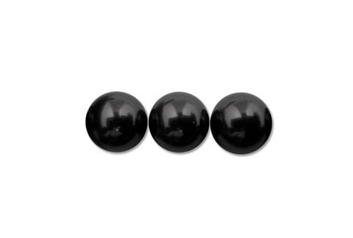 Shiny Crystal Pearls 5810 Mystic Black 10mm - 4pcs