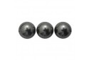Shiny Crystal Pearls 5810 Dark Grey 10mm - 4pcs