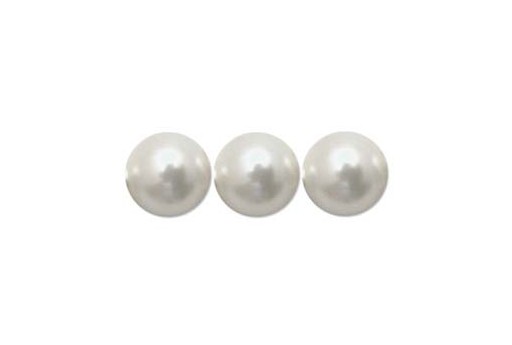 Shiny Crystal Pearls 5810 White 10mm - 4pcs
