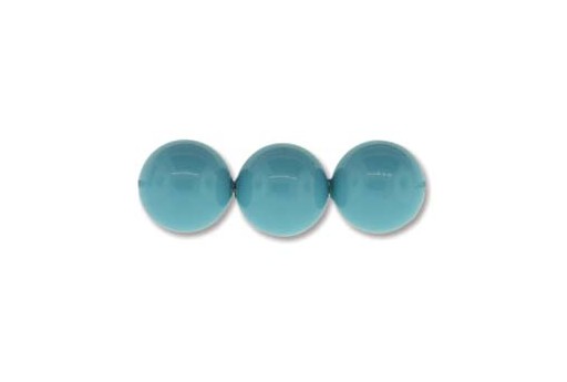 Shiny Crystal Pearls 5810 Turquoise 10mm - 4pcs