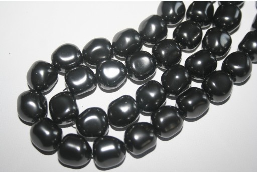 Perle 5840 Shiny Crystal - Black 14mm - 1pz