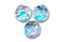Faceted Round 5000 Crystal AB 3mm - 10pcs