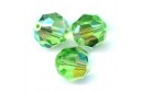 Faceted Round 5000 Peridot AB 3mm - 10pcs