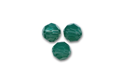 Faceted Round 5000 Palace Green Opal 6mm - 5pcs