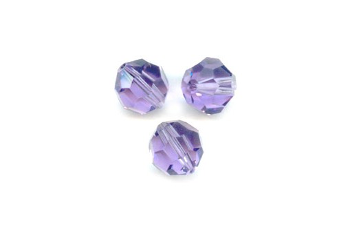 Faceted Round 5000 Tanzanite AB 8mm - 2pcs