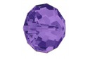 Faceted Briolette 5040 - Purple Velvet 8mm - 2pcs