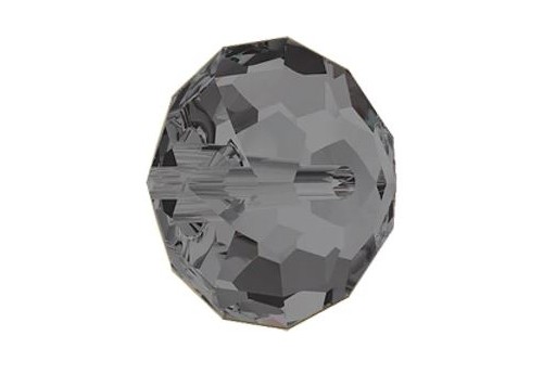 Faceted Briolette 5040 - Silver Night 12mm - 1pc