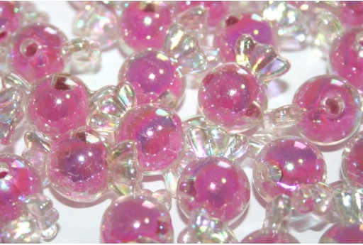 Acrylic Beads Candy Fuchsia 11,5x21,5mm - 16pcs