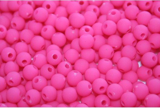100 Perline Acriliche Opache 10mm Per Gioielli Fai Da Te - Vari Colori