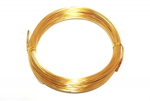 Filo alluminio oro 2mm   per i tuoi hobby fai da te