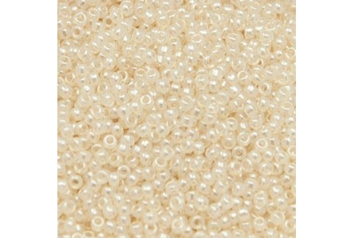 Toho Seed Beads Ceylon Light Ivory 15/0 - 10gr