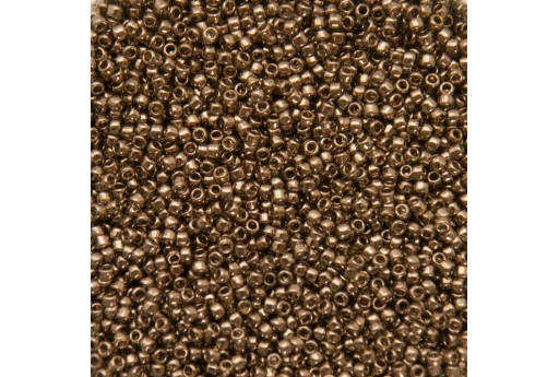 Toho Seed Beads Gold Lustered Montana Blue 15/0 - 10gr
