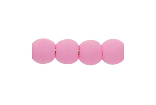 Czech Round Beads Bondeli Pink 3mm - 100pcs