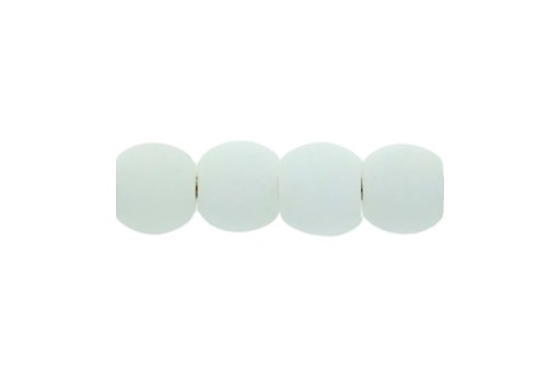 Czech Round Beads Bondeli White 4mm - 80pcs