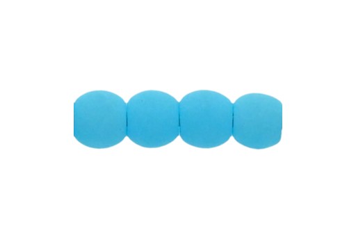 Czech Round Beads Bondeli Sky Blue 4mm - 80pcs