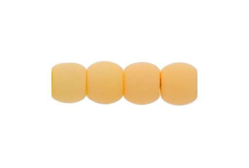 Czech Round Beads Bondeli Orange 6mm - 50pcs