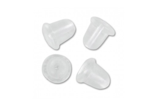 Silicone Clip for Earrings - 50pcs