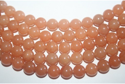 Aventurine Beads Red Sphere 10mm - 36pcs