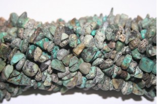 Perline Naturali Turchesi Lisce Blu Howle Perle Di Pietra - Foto 6