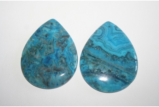 Pendente Agata Larimar Blue