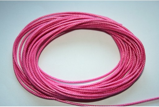 Deep Pink Waxed Polyester Cord 2mm - 5m
