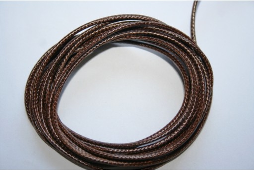 Brown Waxed Polyester Cord 1,5mm - 12m