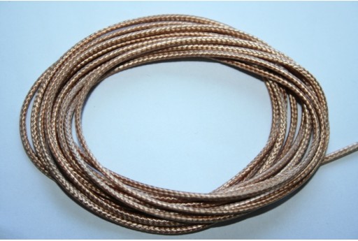 Beige Waxed Polyester Cord 1,5mm - 12m