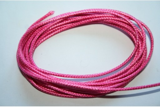 Pink Waxed Polyester Cord 1,5mm - 12m