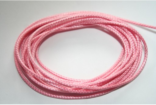 Light Pink Waxed Polyester Cord 1,5mm - 12m