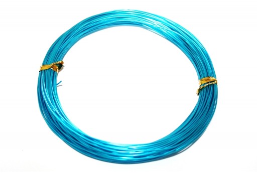 Medium Blue Aluminum Wire - Diameter 3,0mm - 5m