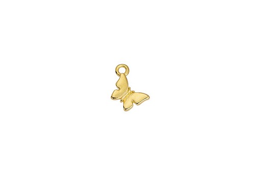 Charms Farfalla Mini - Oro 13x9mm - 3pz