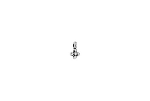 Charms Mini Croce - Argento 5x8,7mm - 4pz