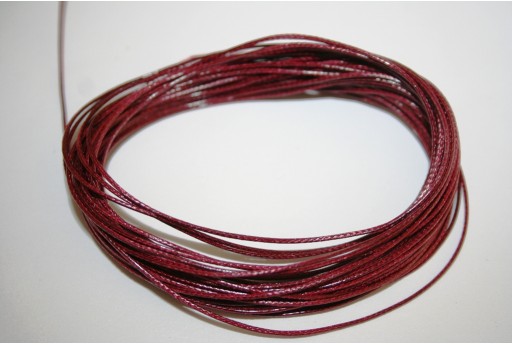 Filo Poliestere Cerato - Bordeaux 0,5mm - 12mt