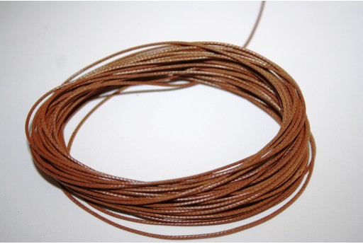 Hazelnut Waxed Polyester Cord 0,5mm - 12m