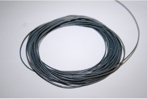 Filo Poliestere Cerato - Grigio 0,5mm - 12mt