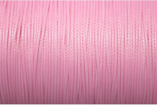 Light Pink Waxed Polyester Cord 0,5mm - 12m